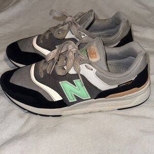 New Balance Sneakers - Black, Mint, and Tan